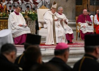 Делегація Ради церков взяла участь у вечірні, звершеній Папою Франциском