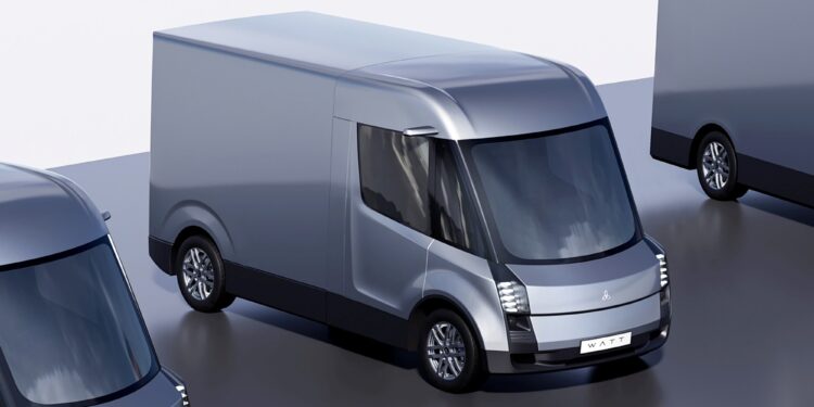 Британский электрический фургон Watt eCV1: платформой от спорткара и водитель по центру — АВТО НОВОСТИ