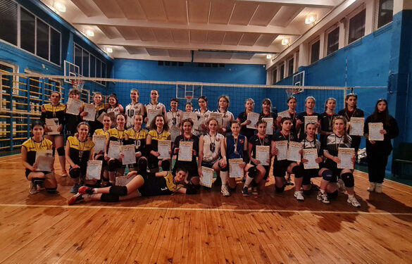 Черкаські волейболістки посіли призові місця на міському чемпіонаті