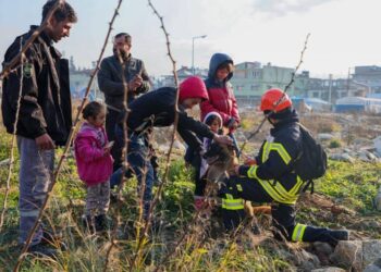 Українські рятувальники-кінологи та їхні службові собаки повернулися із зони землетрусу в Туреччині