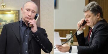 У Путіна розповіли, про що він мав телефонну розмову з Порошенком