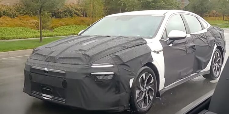 Hyundai готовится обновить Sonata: свежие кадры седана — АВТО НОВОСТИ