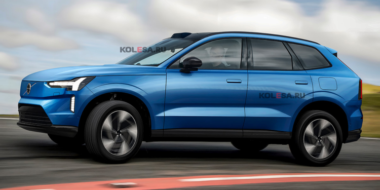 Volvo EX60 придёт на смену кроссоверу XC60: первое изображение — АВТО НОВОСТИ