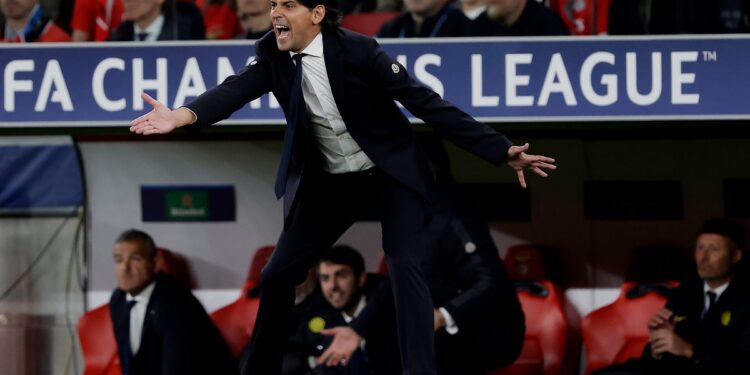 Лига чемпионов. «Бенфика» — «Интер» — 0:2, после матча. Индзаги: «Отличный матч против сильной команды на чужом стадионе» (12 апреля 2023 г.) — Новости футбола