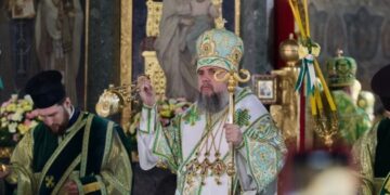 Епіфаній провів літургію у день свята Входу Господнього в Єрусалим
