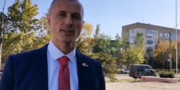 В Мелитополе взорвали автомобиль с коллаборантом Зубаревым