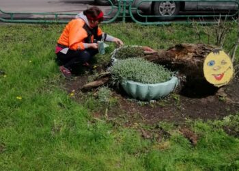 Готуючись до Великодня, в Арцизькій громаді проводять благоустрій територій
