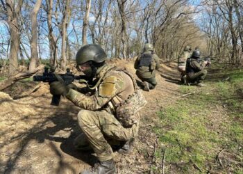 Ізмаїльські гвардійці відпрацьовують тактику бою