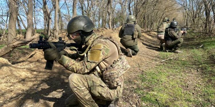 Ізмаїльські гвардійці відпрацьовують тактику бою