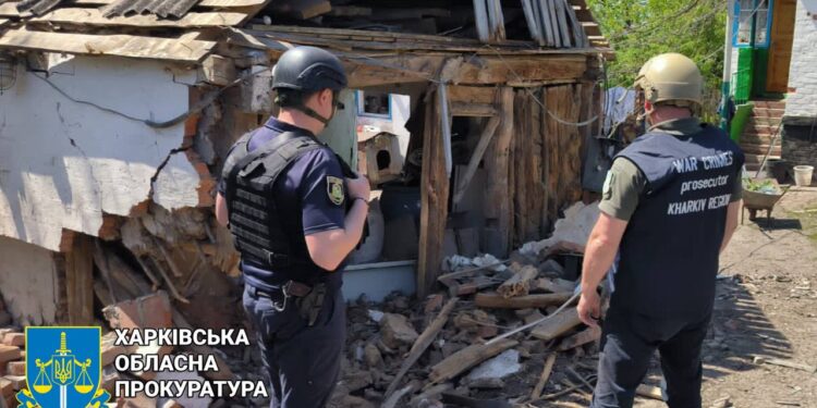 На Харківщині правоохоронці зафіксували наслідки чергових обстрілів, — прокуратура. ФОТО | Кримінальні новини