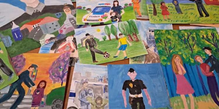 «Безпечне дитинство з поліцейським офіцером громади»: поліцейські офіцери Арцизької громади підбили підсумки конкурсу малюнків