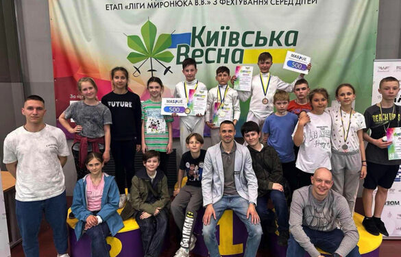 Юні черкаські фехтувальники здобули нагороди всеукраїнських змагань