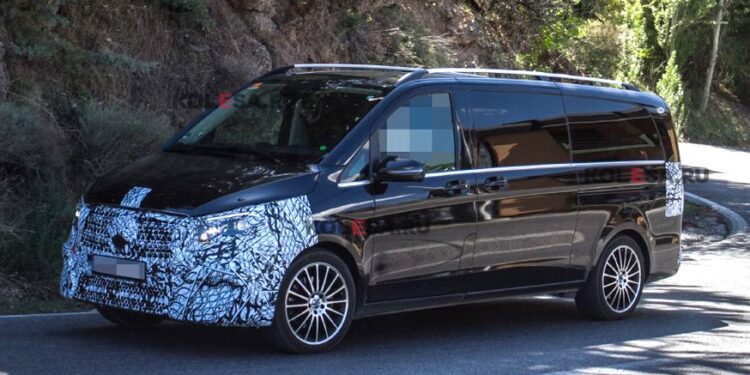 Обновлённый Mercedes-Benz V-Class проехался на камеру — АВТО НОВОСТИ