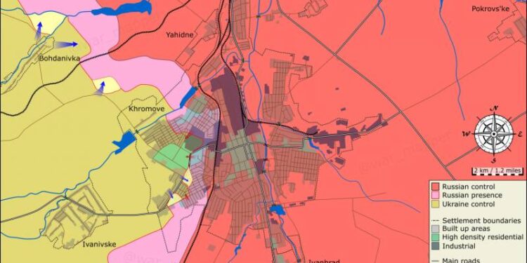 Російське міноборони підтвердило українські контрудари в районі Бахмута і частковий відхід окупаційних військ