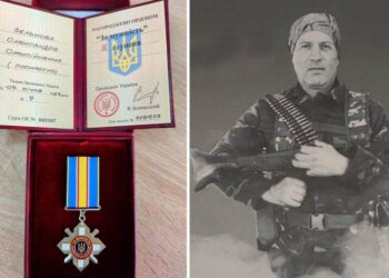 У Кілії дружині вручили орден загиблого чоловіка