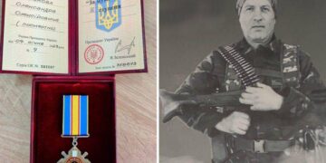 У Кілії дружині вручили орден загиблого чоловіка