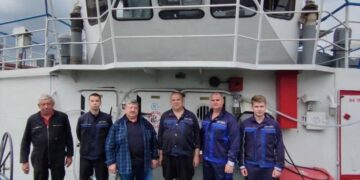 В Ізмаїлі завершили ремонт теплохода «Одеса»