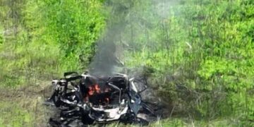 В Харьковской области российская ракета попала в автомобиль с волонтерами