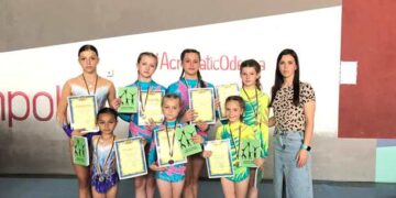 Арцизькі спортсменки здобули 11 медалей на Чемпіонаті  Одеської області серед юнацьких розрядів зі спортивної акробатики