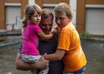 Херсонщина: дивовижний порятунок сім’ї, яку помітили з дрону