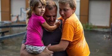 Херсонщина: дивовижний порятунок сім’ї, яку помітили з дрону