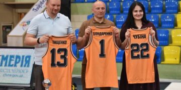 Керівники Черкас зустрілися із вихованцями баскетбольних шкіл