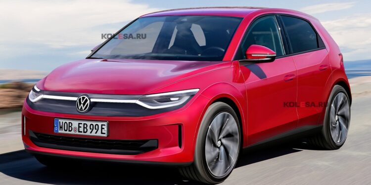 Соперник Renault 5: новое изображение серийного хэтчбека Volkswagen ID.2 — АВТО НОВОСТИ