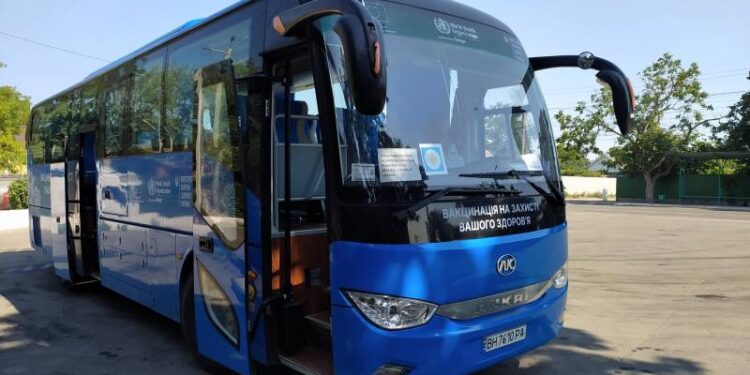 В Ізмаїлі та районі почав курсувати вакцинальний автобус
