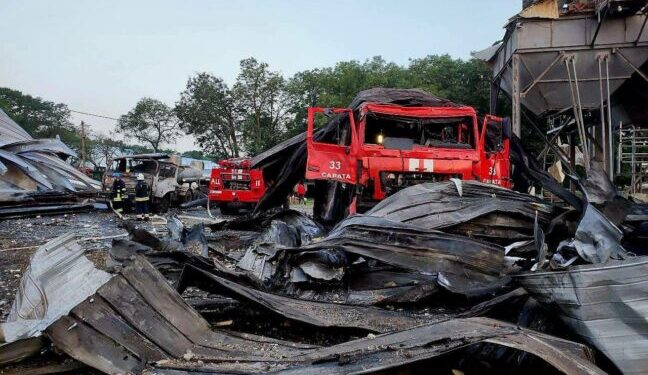 Вночі 21 липня ракети влучили в зерновий склад на Одещині — Новини Одеської області