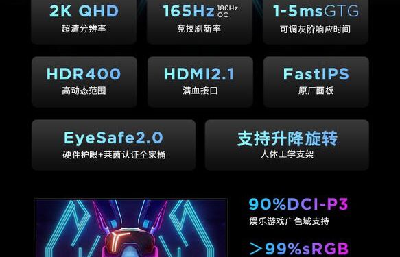 Lenovo Legion R27q: доступний ігровий IPS-монітор з підтримкою 180 Гц — Новости технологий