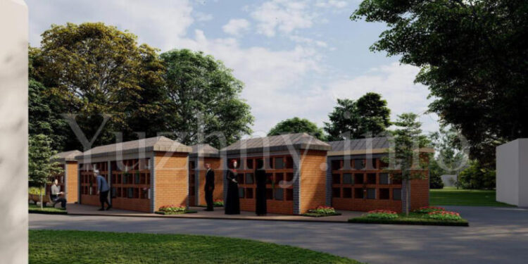 В Южному завершили проектування колумбарію, який збудують на цвинтарі (ескіз) | YНовини одещіни