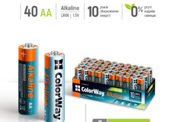 Комплект батарейок СolorWay CW-BALR06-40CB – вистачить на всe! — Новости технологий