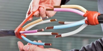 Механическое соединение силовых кабелей