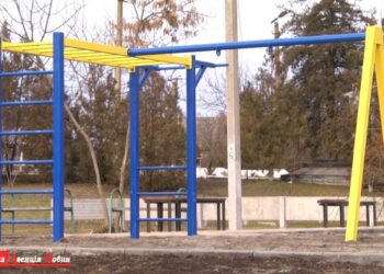 У Дмитрівці Визирської СТГ побудували спортивний майданчик для молоді (фото)