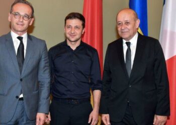 Зеленський зустрівся з представниками МЗС Німеччини та Франції для прискорення Мінського процесу