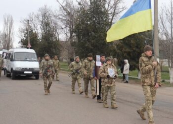 В Арцизской общине отдали последнее уважение павшего воину Денису Кателу