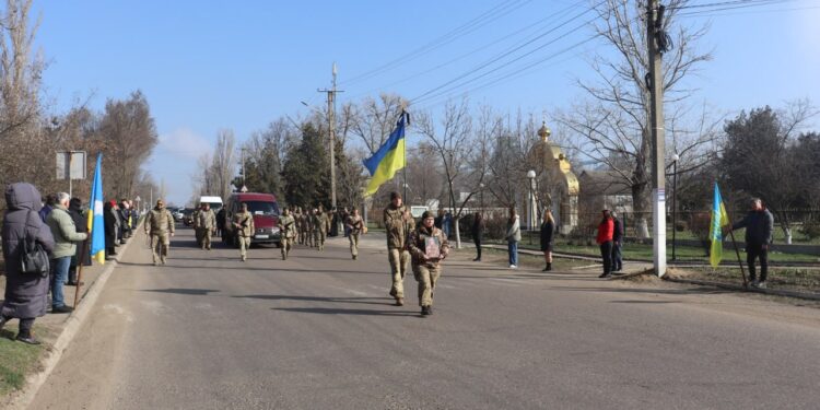 В Арцизькій громаді в останню путь провели полеглого воїна