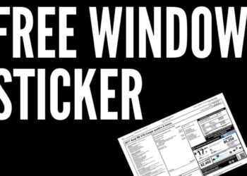 Характеристики авто по ВИН коду: что такое window sticker