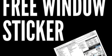 Характеристики авто по ВИН коду: что такое window sticker