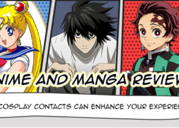 Огляд аніме — косплей кольорові лінз