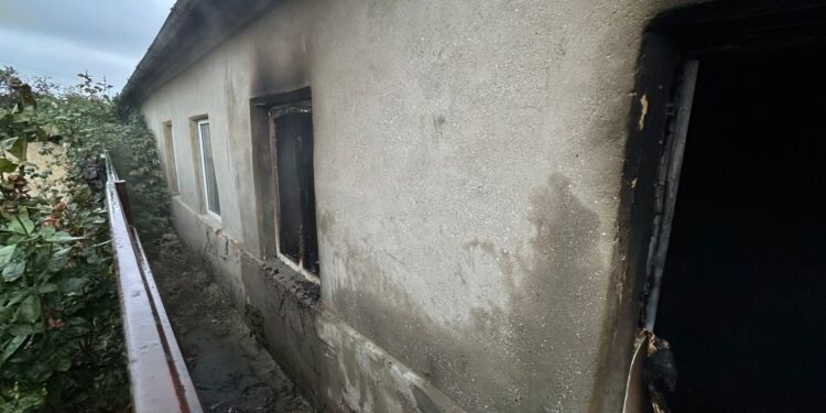 В Ізмаїлі загорівся приватний будинок: господар отримав опіки
