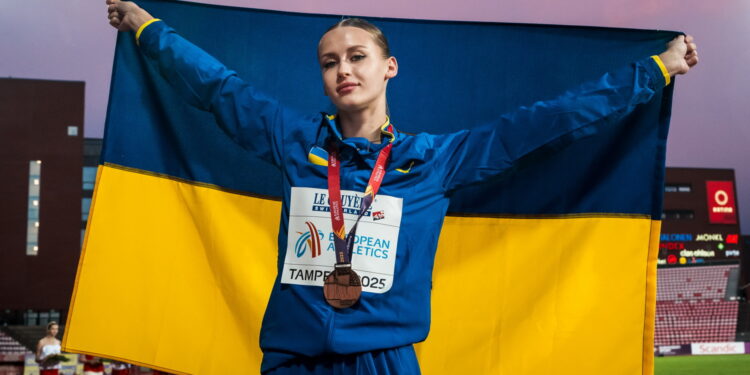 Одеська спортсменка завоювала першу в історії одеської легкої атлетики медаль юніорського чемпіонату Європи