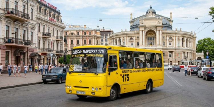 175 маршрутка Одесса: маршрут, график работы 2026 и цена проезда