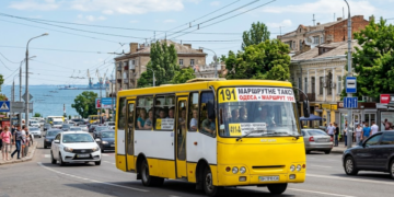 Одесса - маршрут 191 - фото автобуса на маршруте