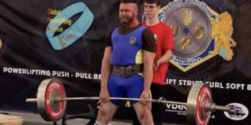 Ветеран війни з Черкас виборов два «золота» на чемпіонаті України з паверліфтингу