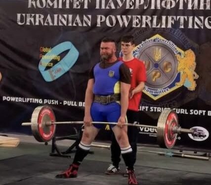 Ветеран війни з Черкас виборов два «золота» на чемпіонаті України з паверліфтингу