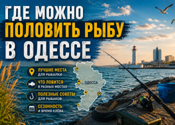 Где ловить рыбу в Одессе