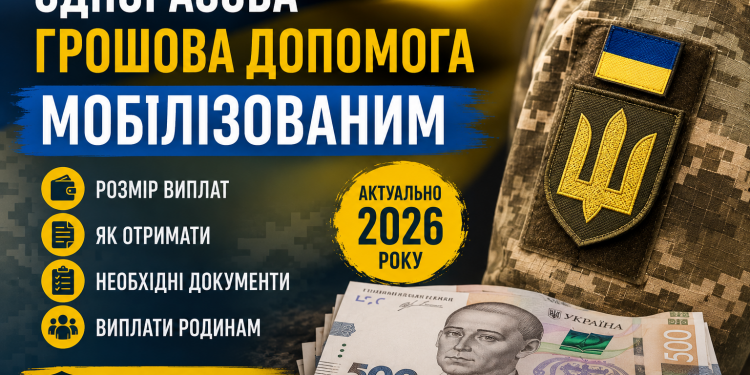 Одноразова допомога мобілізованим