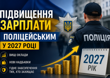 Підвищення зарпалти поліцейським в Україні