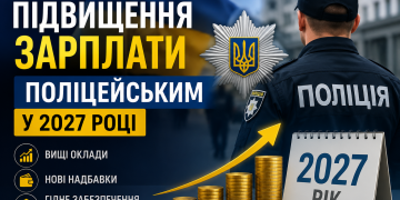 Підвищення зарпалти поліцейським в Україні